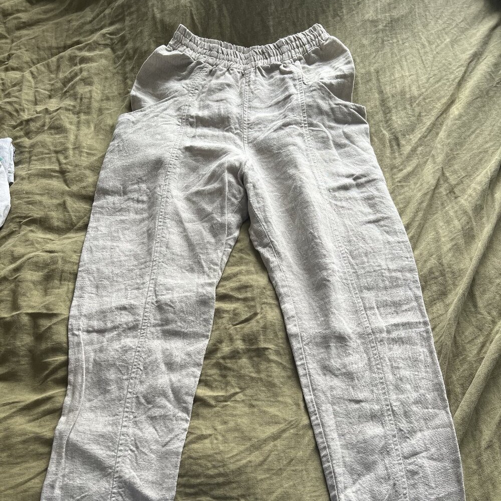 Elizabeth Suzann Clyde Work Pant in Linen